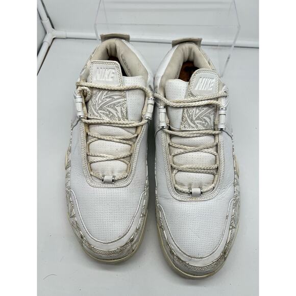 Nike Shoes Mens 13 Zoom LeBron 2 Low White Metallic Silver 310845 111 - Picture 3 of 8